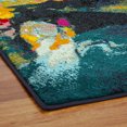 thumbnail image 4 of Caspian Modern Abstract Indoor Area Rug by Blue Nile Mills, 8' x 10', Blue, 4 of 4