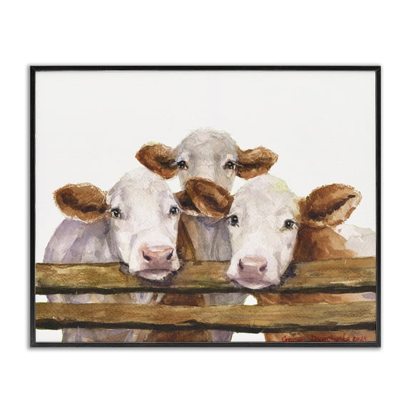 Stupell Industries Farmhouse Black Framed Giclee Art, 14 x 11, by George Dyachenko