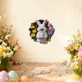thumbnail image 3 of zhangmingg Funny Cartoon Rabbit Stickers Self- Wall Decals for Easter Party Home Background, 3 of 6