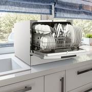 Danby 6 Place Setting Countertop Dishwasher in Silver (DDW631SDB)