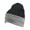 Black/Grey, variant on Top Headwear Cable Knit Long Winter Beanie - Orange