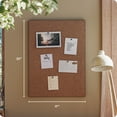 thumbnail image 2 of U Brands 23 x 17 in. Cork Bulletin Board, Thin Edge Frame, Includes 2 Push Pins, 2 of 8