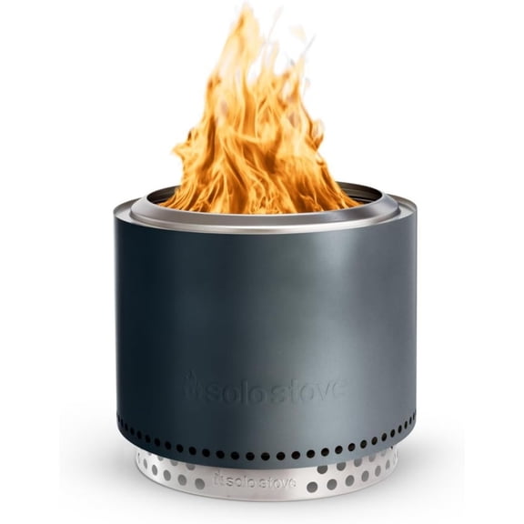 Solo Stove Bonfire Smokeless Fire Pit With Stand, 19.5 in, Wood Burning, Gunmetal