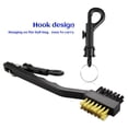 thumbnail image 4 of Club Brush Cleaner Double Sided Wire Nylon Bristle Lightweight Cleaning Tools Ergonomic Design, 4 of 11