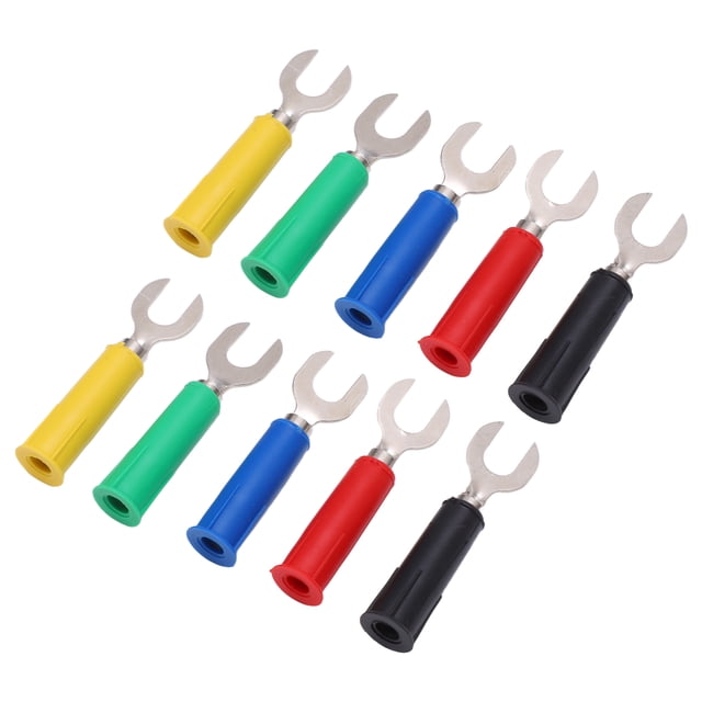 Enchufe en forma de U, J.20019, 6 mm, enchufe tipo Y en forma de U, adaptador tipo U a banana, de primera línea