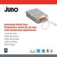 thumbnail image 3 of Juno Lighting Wf6 Sww5 90Cri M6 Led Canless Recessed Fixture - Black, 3 of 9