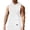 White, variant on Kcolen Black Tank Top Men Men's Slim Fit Sleeveless Lightweight Sweatshirt Vest for Wear Casual Beach Basic Tank