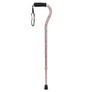 Equate Mobility Adult Offset Handle Cane, Polka Dot