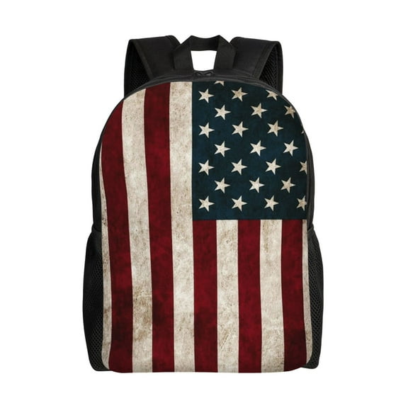 Carry On Backpack America Flag Travel Laptop Backpack For Women Men Traveling Business Hiking Casual Gym