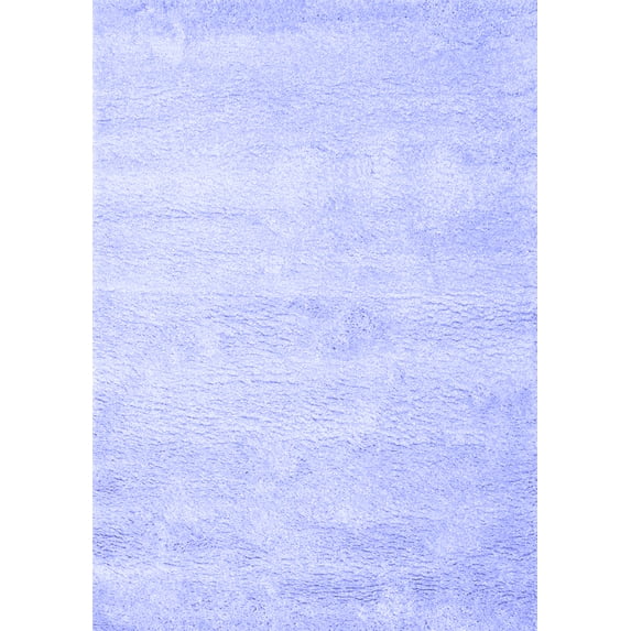 Ahgly Company Indoor Rectangle Abstract Blue Contemporary Area Rugs, 5' x 7'