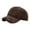 Coffee, variant on Winter Suede Baseball Hat for Women Outdoor Solid Color Warm Style Cold Weather Black