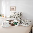 thumbnail image 6 of Manfei Hunting Themed Duck 7 Pieces Full Size Bedding Sets,Rustic Cabin Full Size Bed in a Bag,Polkadot Reversible, 6 of 7