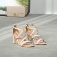 thumbnail image 2 of Sandalia DREAM PAIRS Madison Nude Ante con Tacón de 7.5 cm, 2 of 9