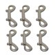 thumbnail image 1 of Advancent 6 piezas de broches de perno reutilizables desmontables de alta resistencia gancho de cierre de doble cabeza cuerda para interiores y exteriores Artesanía Plateado oscuro Advancent HA011195-04, 1 of 6