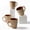 Brown Yellow, variant on Coffee Mug 14 oz, Ceramic Coffee Mugs Set of 4, Reactive Glaze Mug for Latte/Tea/Cappuccino, Brown Green
