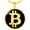 Luxury Necklace (Gold), variant on Bitcoin BTC Crypto Circle Pendant Necklace Stainless Steel 24 Inch Chain Silver Tone or Gold Tone