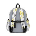 thumbnail image 2 of Daisy Pioneer Flower and Yellow Flowers Backpack for School, Cute School Bag with Adjustable Shoulder Straps and Padded Back, 13.4"x11"x4.7", 2 of 4