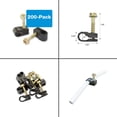 thumbnail image 4 of Soporte para cables coaxiales STEREN, negro (200 unidades), 4 of 9