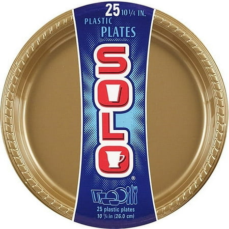 Solo 10 Inch Plate Gold