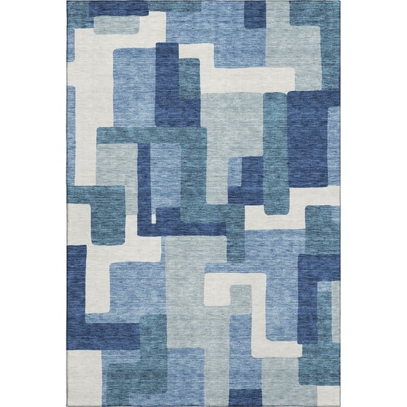 Dalyn Rugs Premium Machine Washable Mayfield AMF740 Blue 3' x 5' Rug