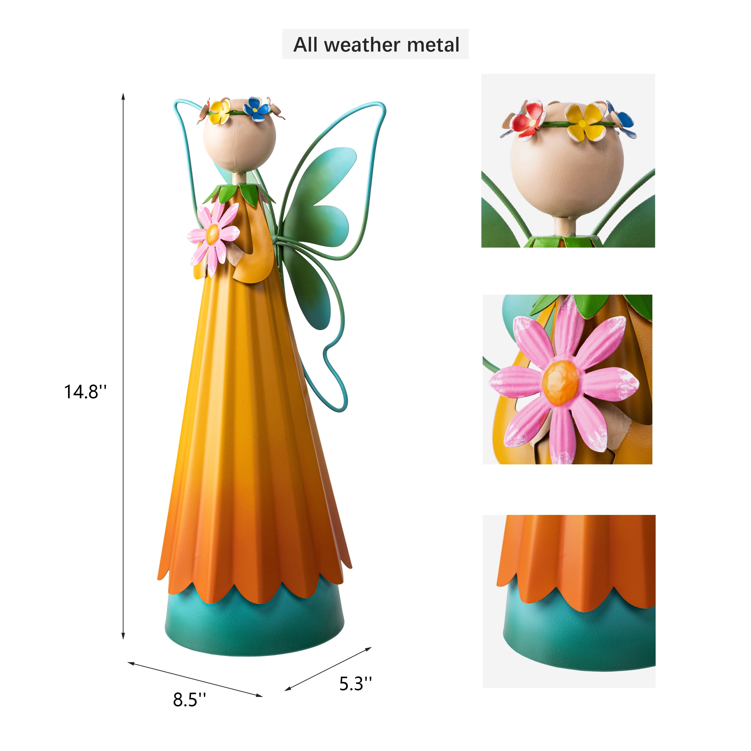 Mainstays Metal Angel Statue
