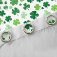 thumbnail image 4 of Homewish Four Leaf Clover Black Out Curtains For Teens Female Girls,Botanical Theme Curtains Pack of 2 (42x63 Each),Green Plants Leaves Bedroom Curtains,Lightweight Room Decor, 4 of 6