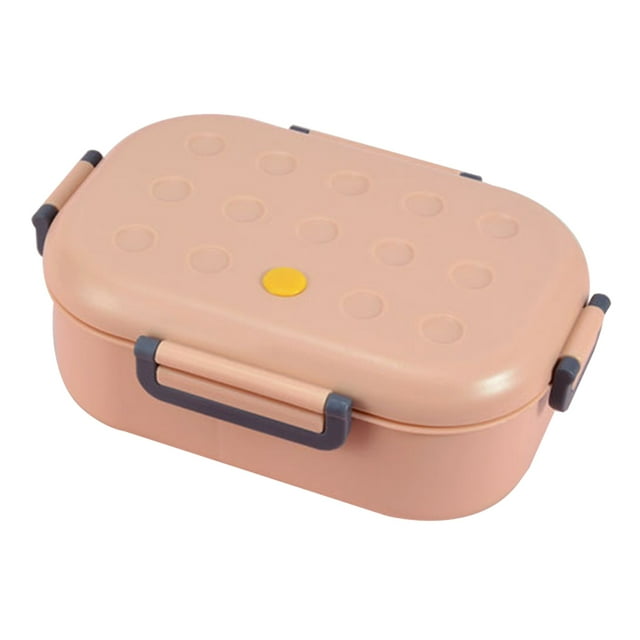Square Lunch Box for Children, Kids and Adult, Portable Picnic Storage Boxes, School Student Food Container with Spoon