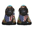 thumbnail image 5 of Chocolate Labrador Retriever Dog 4th Of July Shoes Sneakers Black Size 5, 5 of 7