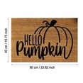 thumbnail image 2 of TIELUTT Cute Doormat Door Mat Welcome Doormat Funny Doormat Home Door Mat Halloween Rug Soft Plaid Throw Blanket Fall Colors Couch Throw Blanket H Lazy Blanket, 2 of 3