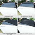thumbnail image 3 of Juego de 2 Parasoles para Ventanas Laterales de Coche, Parasoles Universales para Ventanas, Máxima Protección contra los Rayos Solares, los Rayos UV y los Mosquitos para bebés, niños,, 3 of 5