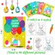 thumbnail image 3 of Libros para colorear 90shine Easter, 54 unidades, para niños, con 72 imágenes, 3 of 7
