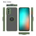 thumbnail image 6 of CoverON For Motorola Moto G Stylus 2022 Phone Case, Ring Holder Kickstand Magnetic Mount Clear Hard Back Cover Rubber Bumper, Army Green, 6 of 9