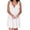 White, variant on Bxsruta Womens Summer Beach Cover Up Swimwear Casual V Neck Sleeveless Mini Dress