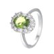 thumbnail image 1 of Anillo Ovalado Verde Oliva para Mujer Anillo Lleno de Luz Anillo de Joyería de Moda Anillo de Mujer de Moda y Versátil, 1 of 8
