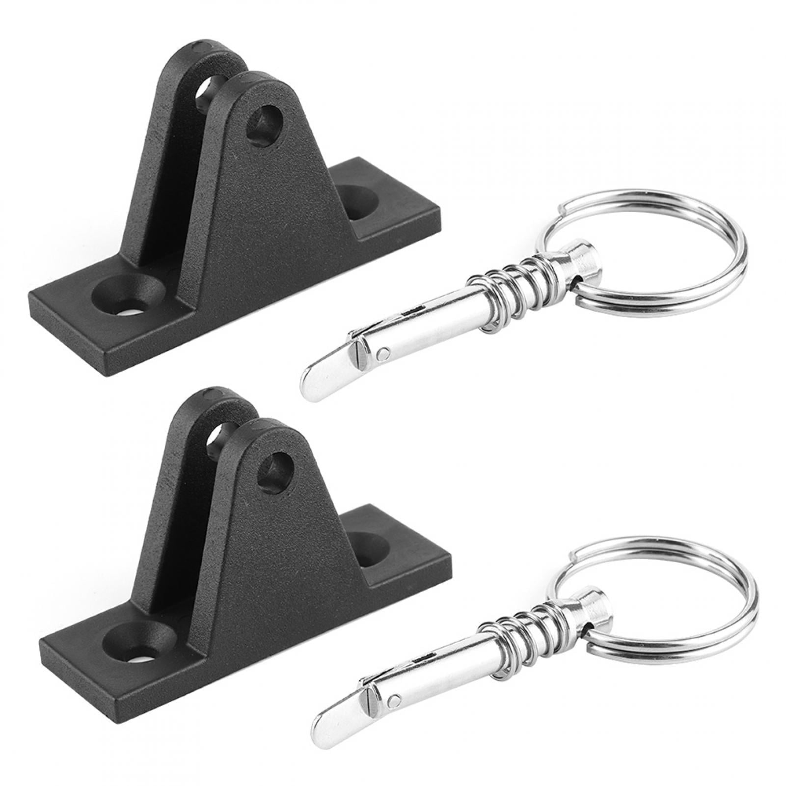 Boat Bimini Deck Hinge, Bimini Top Fitting, Deck Hinge Quick Release Pin, Canoe Fishing Dinghy