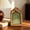 A, variant on Qonioi Vintage Gold Arch Resin Photo Frame, Antique Embossed Carved Green Velvet Tabletop Frame, Ornate Scroll Display Frame for Bedroom Shelf Decor