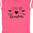 thumbnail image 4 of Inktastic I Love My Grandma Heart and Arrows Boys or Girls Baby Bodysuit, 4 of 5