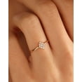thumbnail image 3 of vylahjewellery 1 Ct Round Cut Ring Moissanite Diamond Ring for Women Classic Plated White Gold Wedding Anniversary Ring, 3 of 4