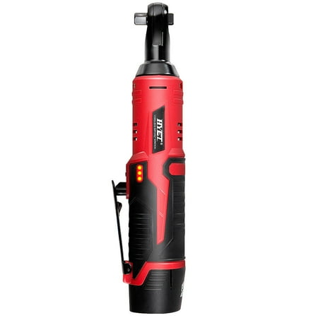 0.375' Drive Ratchet Wrench Gymax Cordless 3/8'' Electric 12V Ratchet Wrench Tool Set w/ Battery & Charger Kit ()