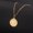 Gold, variant on Gold Plated Etched Skull Pendant Necklace Stainless Steel Jewelry