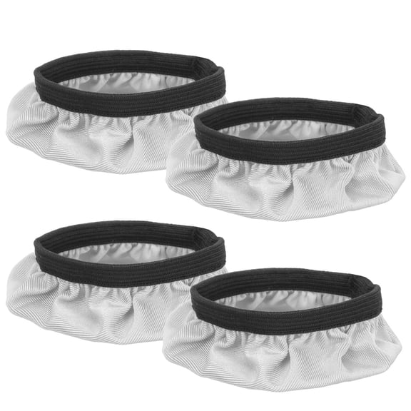 UPGRATOR Flexible Earpad Covers Grey Knit Material for Reusable Headphones 4Pcs