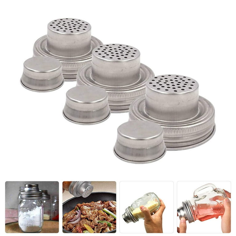Mason Shaker Cocktail Shaker Lid with Stainless Steel Band