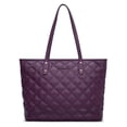 thumbnail image 1 of Bolso de mano Montana West acolchado grande de cuero vegano para mujer, 1 of 7