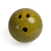 Champion Sports Rubberized Plastic Bowling Ball - 5 LB Marbled Yellow