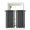 Black, variant on Modern Minimalist Art Tier Curtains 45 Inch Length,Sheer Curtains for Bedroom Living Room Window Vintage Simple Lines Black Rod Pocket Drapes Kitchen Curtains Small Half Window 27.5"x45" 2 Panels