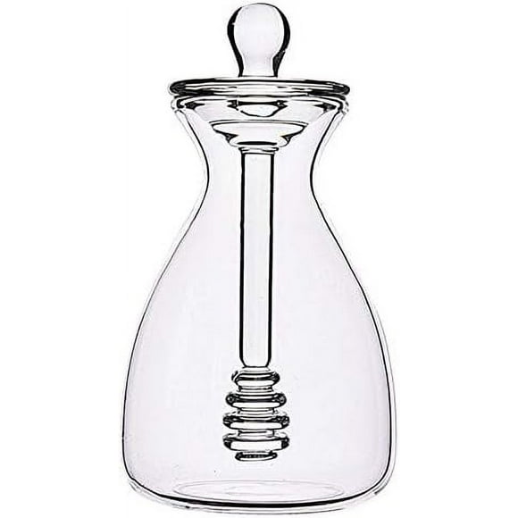 Handmade Honey Jar with Dipping Sauce, Glass Sauce and Honey Pot