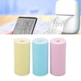 thumbnail image 1 of Mini Thermal Printer Sticker Paper, 12 Rolls Colorful Mini Printing Paper Roll Multipurpose Widely  57x25mm  for Working, 1 of 7