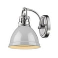 thumbnail image 2 of Golden Lighting 3602-BA1 CH-RD Duncan 1 Light Bath Vanity in Chrome with Red Shade, 2 of 2