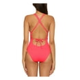 thumbnail image 2 of Becca by Rebecca Virtue Womens Solid Nylon One-Piece Swimsuit, 2 of 2