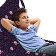 thumbnail image 1 of Space Lounger Chair Bag, Astronomic Pattern from Zodiac Constellations Planets and Moons Motifs Along Saturn, High Capacity Storage with Handle Container, Lounger Size, Multicolor, by Ambesonne, 1 of 5